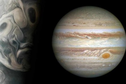 NASA Spacecraft's Photo of an Enigmatic Face on Planet Jupiter