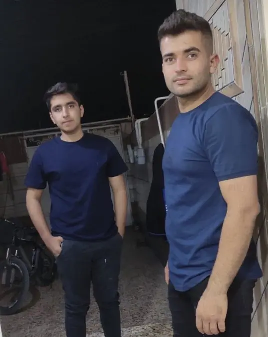 Fatemeh Heidari, sister of Javad Heidari, and Foad Choubin, uncle of Artin Rahmani, temporarily released