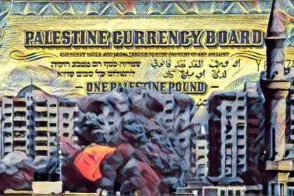 What did the Gaza war do to the Palestinian economy?