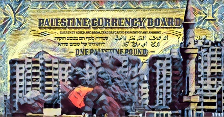 What did the Gaza war do to the Palestinian economy?