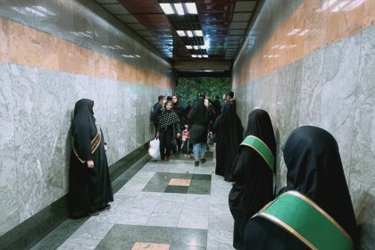 Increasing the presence of hijab-wearing women at metro stations in Tehran