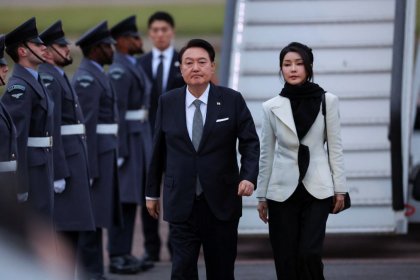 President of South Korea and his wife's trip to Britain
