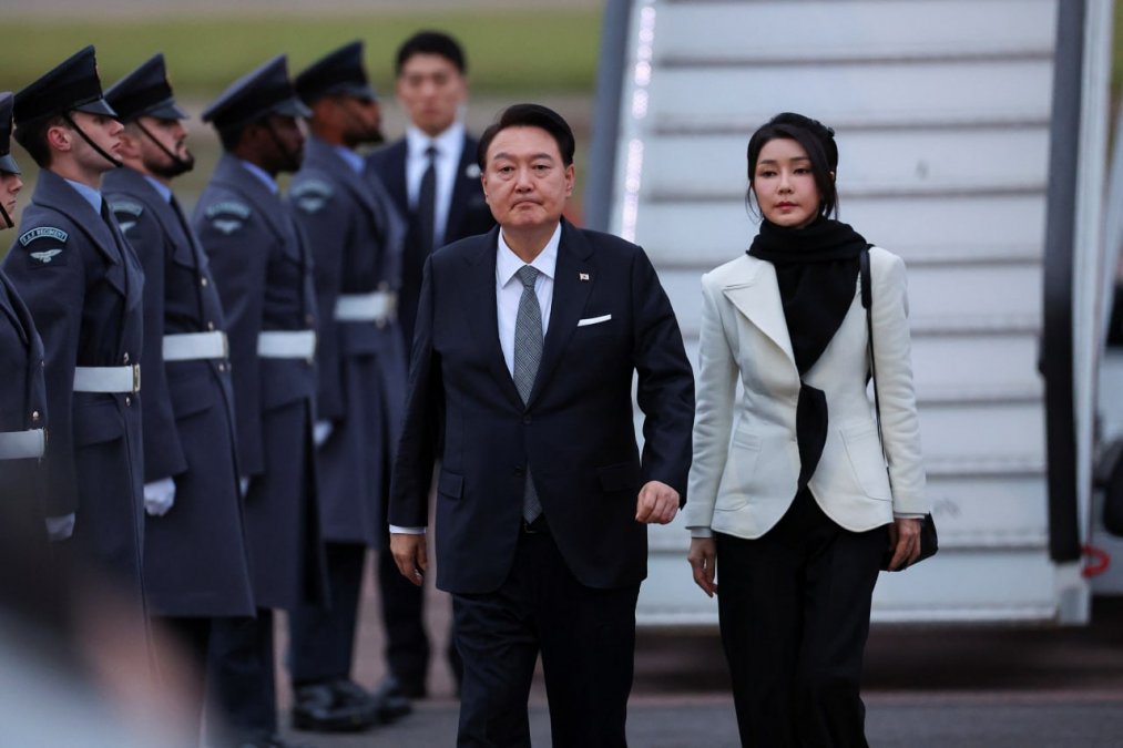 President of South Korea and his wife's trip to Britain