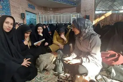 Holding Hijab Exam in Tabriz