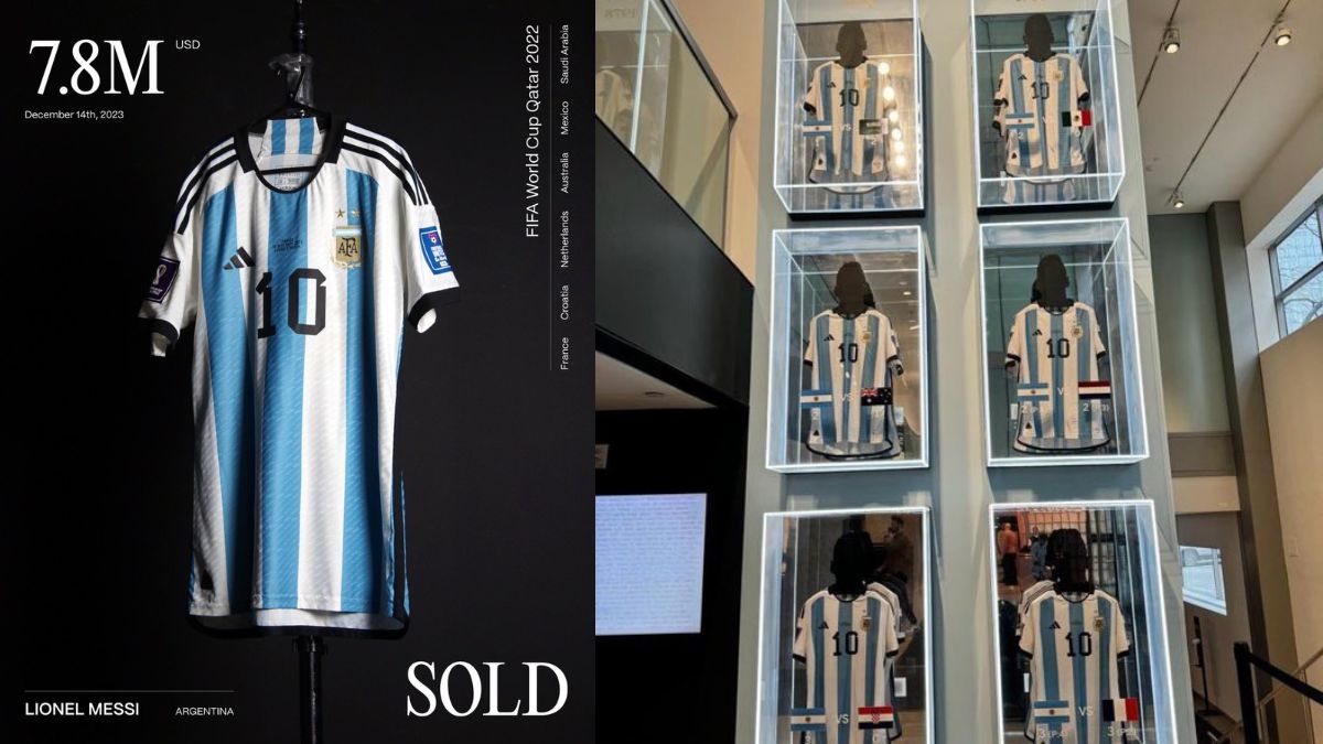 Messi's Shirts Sold for 73 Million Euros