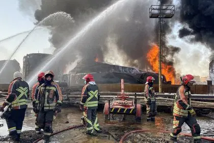 Fire at Refineries in Iran
