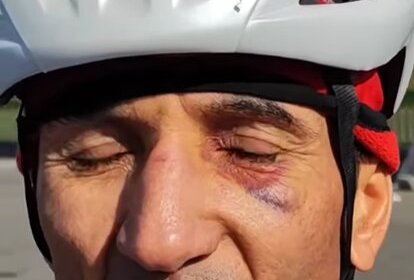Accident for Iranian National Cycling Team Member