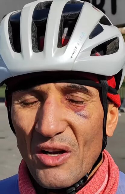 Accident for Iranian National Cycling Team Member