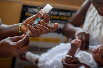 The first malaria vaccine administered to children in Cameroon
