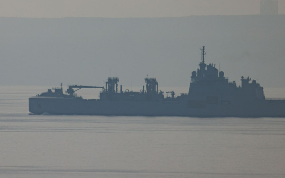 Two ships change course in the Red Sea after an explosion