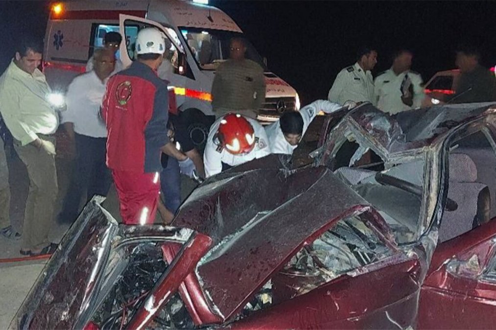 Fatal Collision of 2 Passenger Cars in Tehran