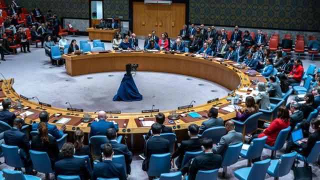 Security Council meeting on Gaza