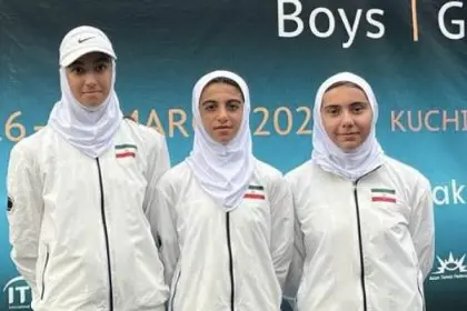 Iran's National Girls' Tennis Team Defeats Singapore