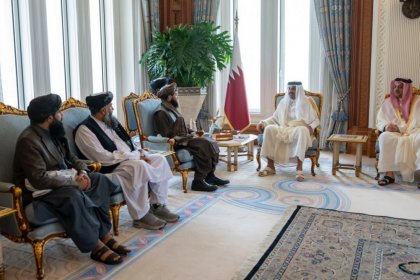 Taliban Defense Minister Meets with Amir of Qatar