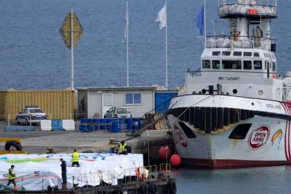 A ship carrying food supplies from Cyprus set sail for Gaza