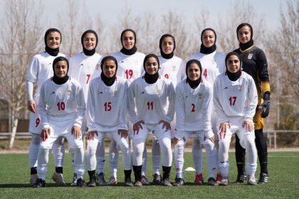 Young Iranian Female Footballers Stand at Tenth Place in Asia