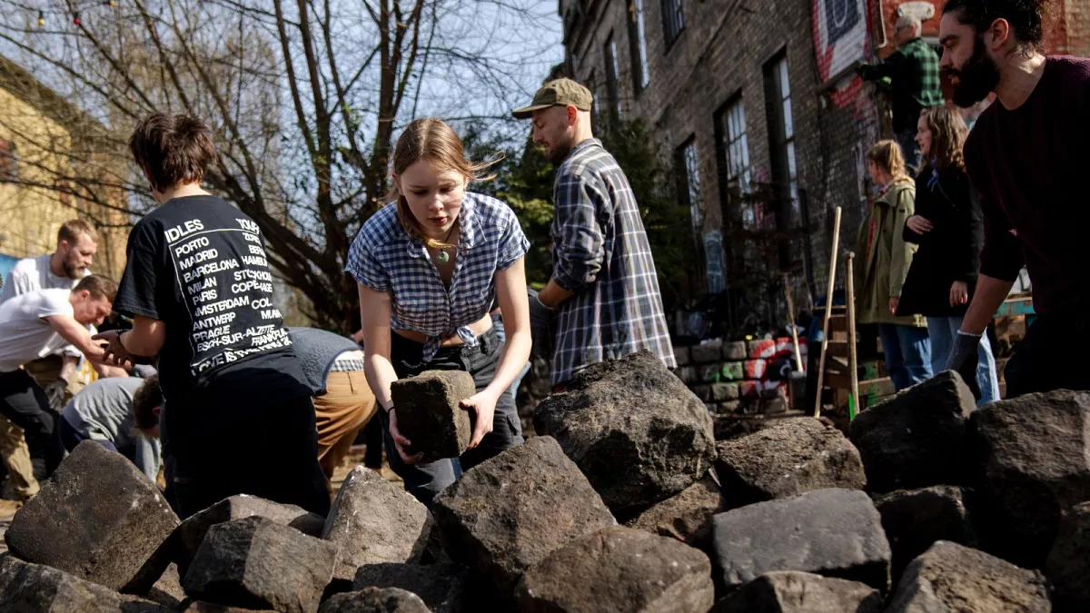 Danes Dug Up the Pavement in Copenhagen's Drug Dealer Neighborhood