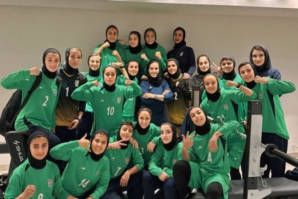 Iranian national women's team under 18 defeated Uzbekistan