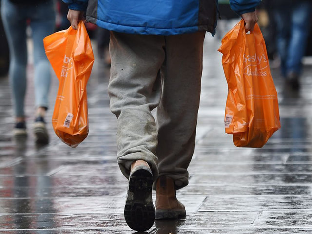 Other chain stores will not give out free plastic bags