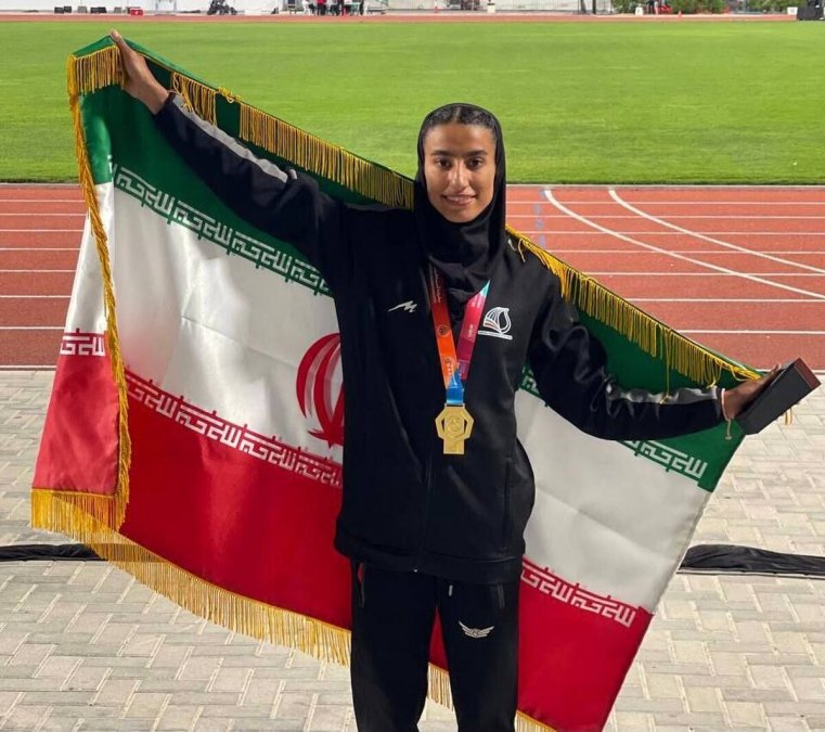Iranian Female Runner Makes Historic Gold Medal Win in Asian Championship