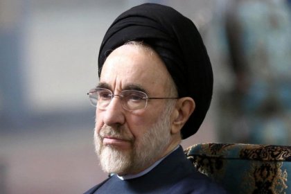 Mohammad Khatami, the president of reformist government, Iran's response to Israel was courageous and legal