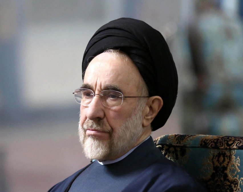 Mohammad Khatami, the president of reformist government, Iran's response to Israel was courageous and legal