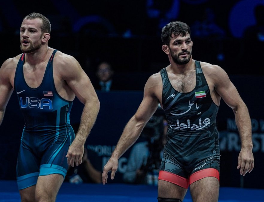David Taylor lost the traditional rival Hassan Yazdani in the Paris Olympics