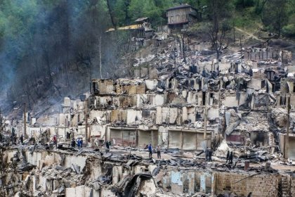 389 residential and commercial units destroyed in fire in Gilan province