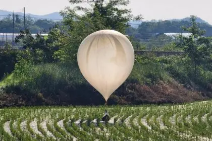 North Korea Sent 260 Balloons Filled with Trash to South Korea