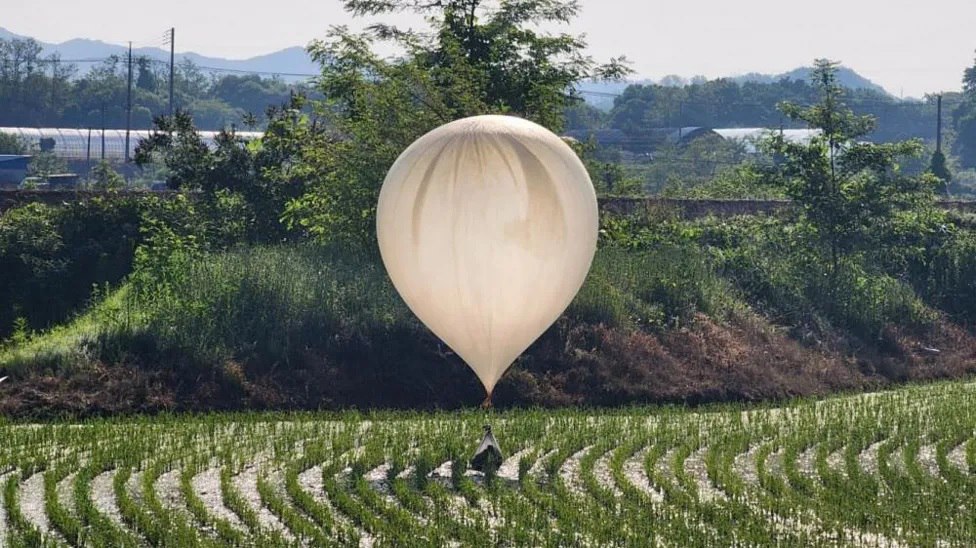 North Korea Sent 260 Balloons Filled with Trash to South Korea