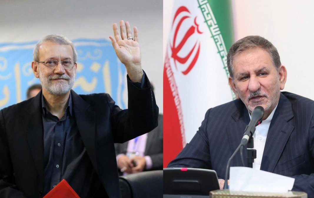 Larijani and Jahangiri were disqualified