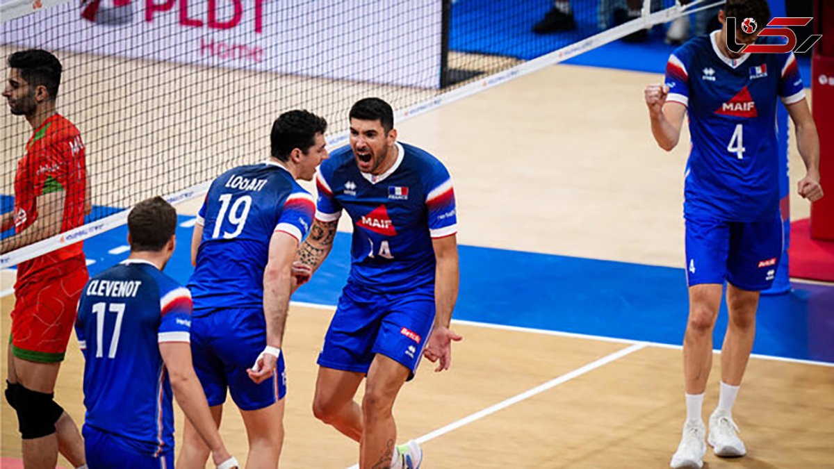 Iran National Volleyball Team Defeated by France