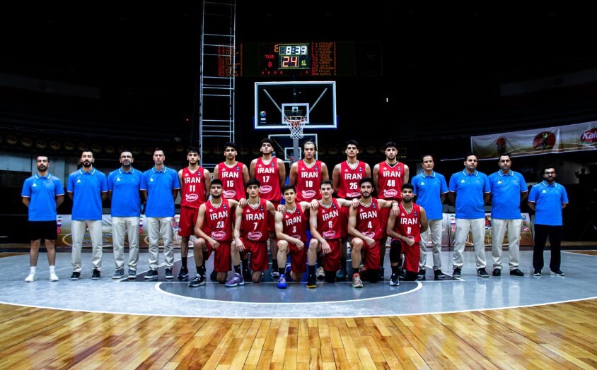 Iranian Youth Basketball Team's Victory in the Asian Cup Qualifiers