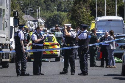 Eight people hospitalized after knife attack at a leisure center in Britain