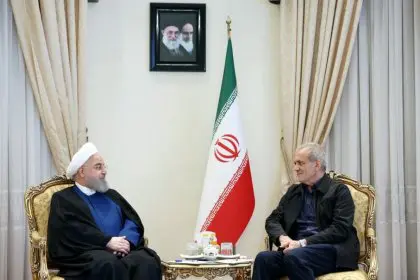 Hassan Rouhani Met with Masoud Pezeshkian
