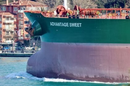 The American oil tanker seized by Iran last year sets sail for international waters