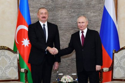 The President of Russia met with Ilham Aliyev in Baku