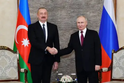 Russian President Met with Ilham Aliyev in Baku