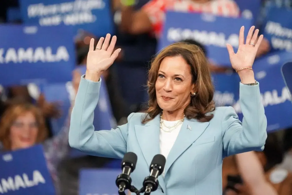 Harris Leads on the Day of Introducing Her Deputy