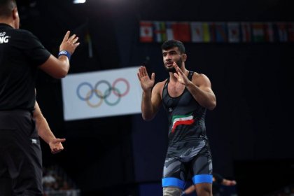 Alireza Moezzi won Iran's first silver medal for the sports caravan at the Olympics