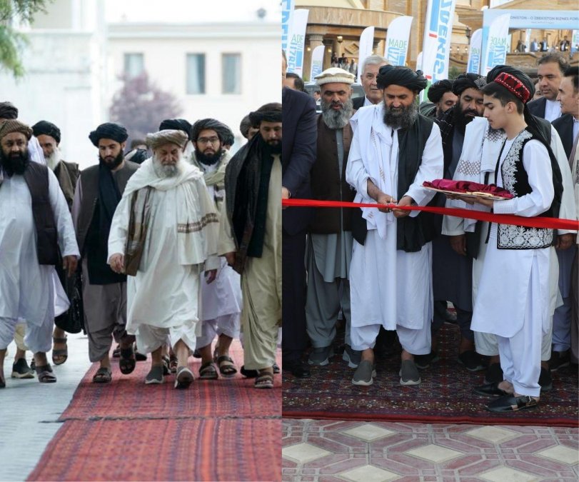 Taliban Leader Bans Ribbon Cutting and Walking on Carpet with Shoes