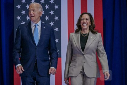 Harris Defends Biden