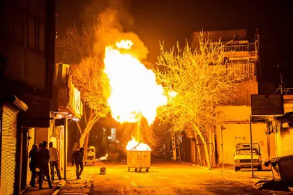 Tehran Fire Department Spokesperson: The First Bloody Explosion of This Year's Chaharshanbe Suri Occurred in Golestan Town
