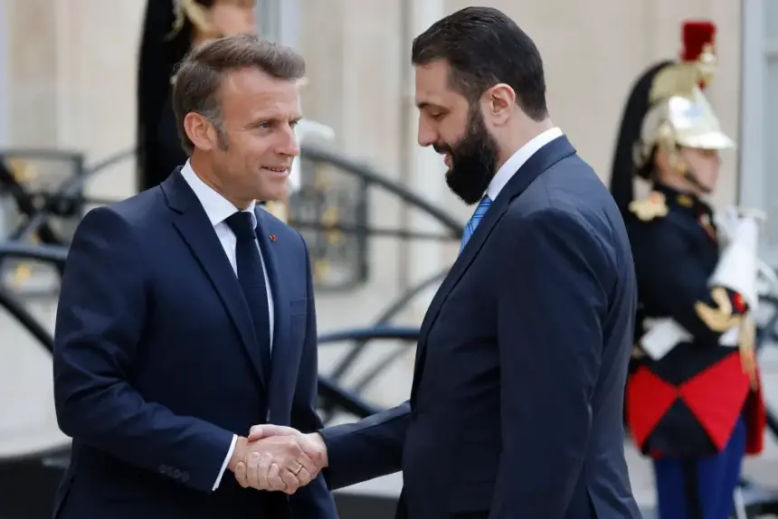 Macron and the President of Syria met in Paris