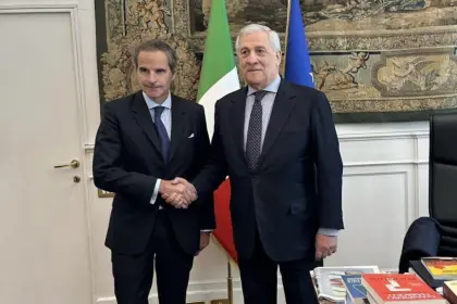 Italian Foreign Minister and Grossi Agree: Iran's Nuclear Issue Must Be Resolved Through Negotiation
