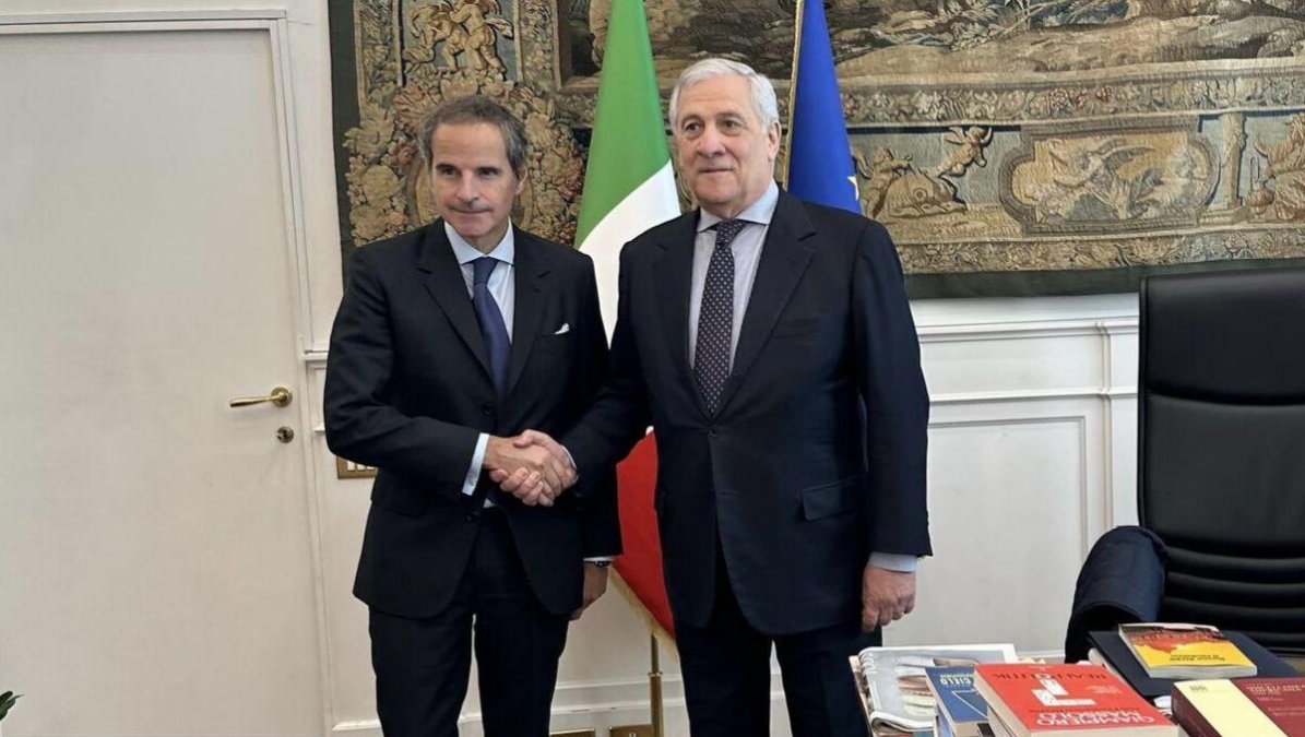 Italian Foreign Minister and Grossi Agree: Iran's Nuclear Issue Must Be Resolved Through Negotiation