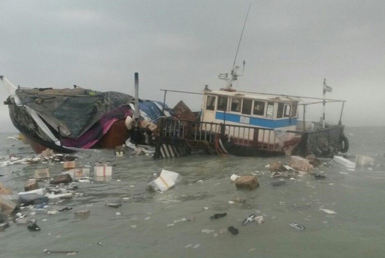 Six Sailors Rescued After Cargo Vessel Sinks in the Persian Gulf