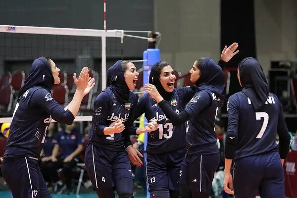 Iranian Women's National Volleyball Team Defeats New Zealand
