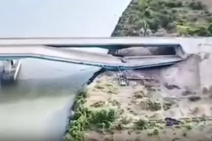 In the third Ukrainian attack on the Crimean Bridge, the pillars of this bridge were damaged