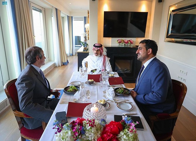 Grossi Commends Saudi Arabia's Prince Faisal bin Farhan in Meeting on Approach to Iran